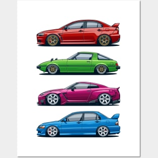 JDM legends Posters and Art